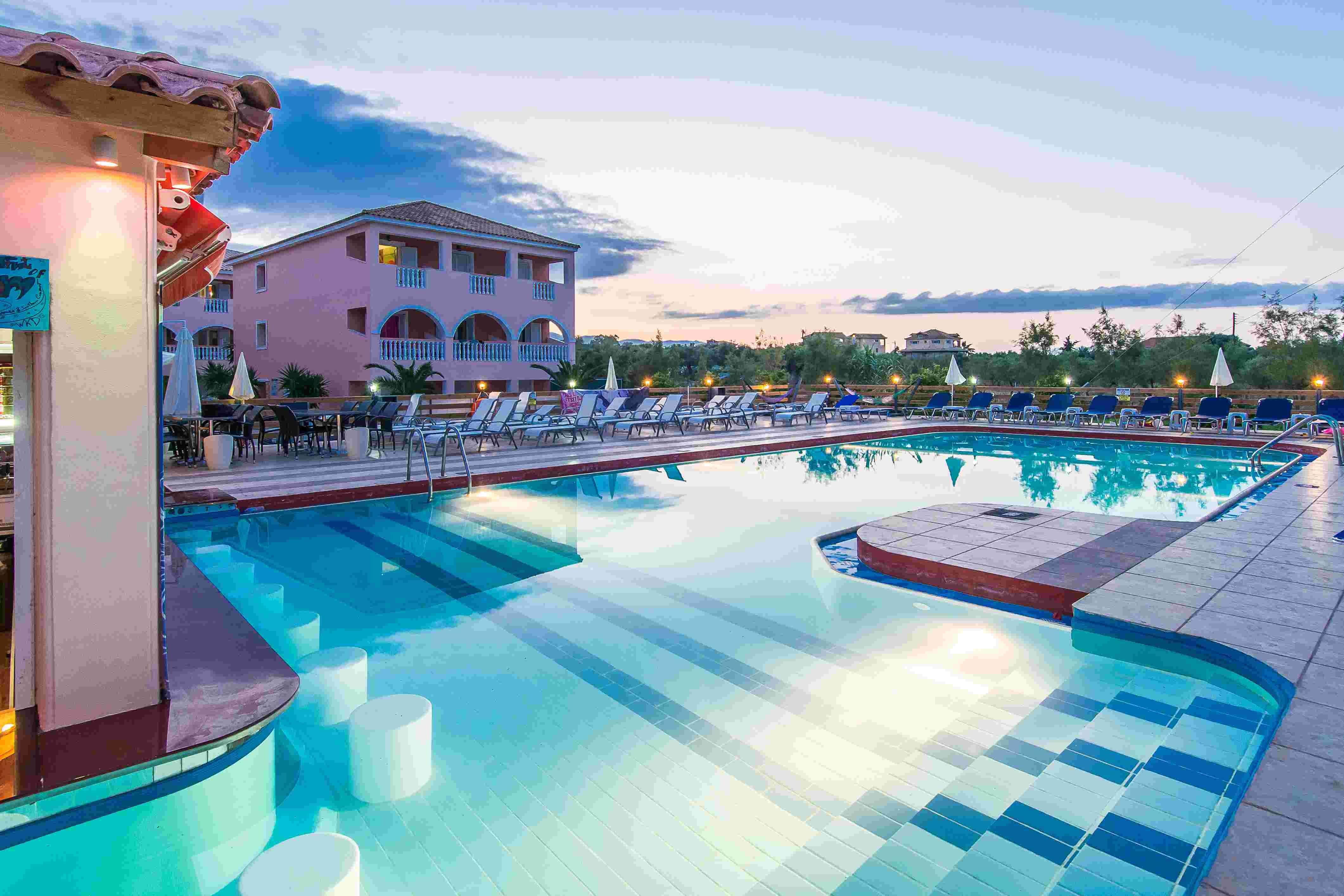 Savvas Hotel (Adults Only) ラガナス エクステリア 写真